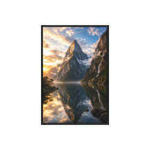Cinegrafisch Milford Sound Nieuw-Zeeland Fjord