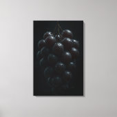 Cinegrafische Druiven Hyperrealistische Macro Stil Canvas Afdruk (Voorkant)