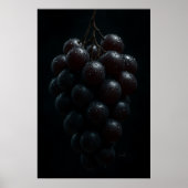 Cinegrafische Druiven Hyperrealistische Macro Stil Poster (Voorkant)