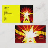 CINEMA7, Naam, Adres 1, Adres 2, Contact 1,... Visitekaartje (Voorkant / Achterkant)