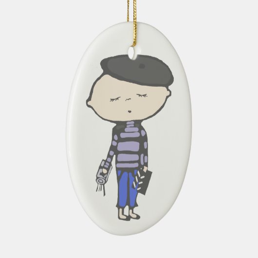 Cinema babe keramisch ornament (Rechts)