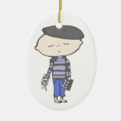 Cinema babe keramisch ornament (Voorkant)