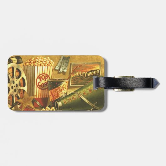  cinema Bagagelabel met riem (Achterkant horizontaal)