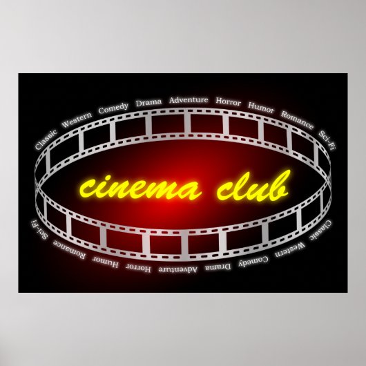 Cinema club poster (Voorkant)
