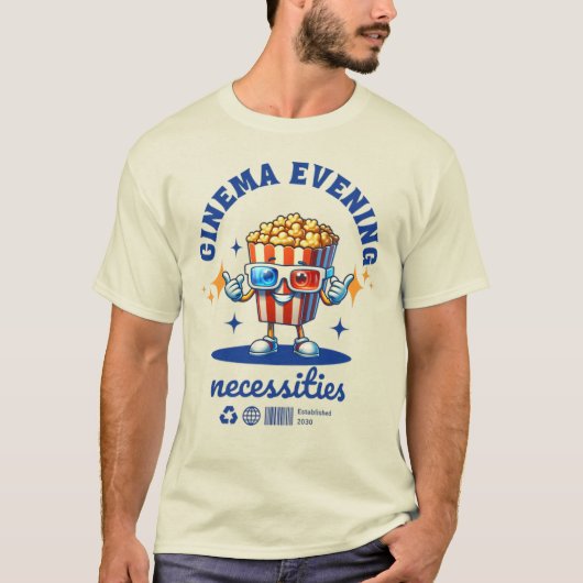 Cinema Evening Necessities T-shirt (Voorkant)