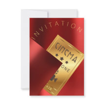 Cinema Film Festival Event Metal Red Ruby Gold