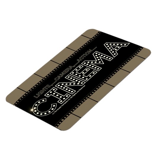 *CINEMA* Flexibel magneet (Linkerzijde)