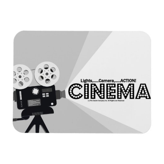 "CINEMA" Flexibel magneet (Horizontaal)