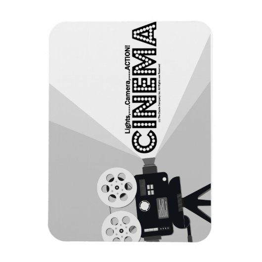 "CINEMA" Flexibel magneet (Verticaal)