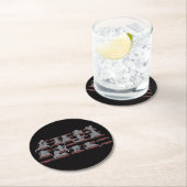 Cinema hall of fame ronde kartonnen onderzetter (Insitu)