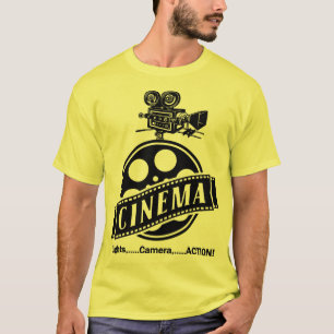 CINEMA Logo & Graphics T-Shirt