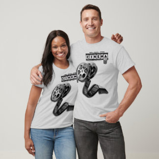 *[CINEMA]* Logo with Film Reel T-Shirt