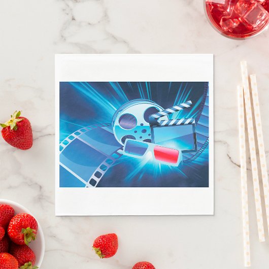 Cinema Movies Napkins Servet