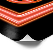 Cinema Neon Sign Perfect Poster (Hoek)