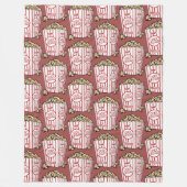  cinema Popcorn-containers Fleece Deken (Voorkant)