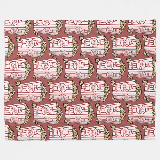  cinema Popcorn-containers Fleece Deken (Voorkant (Horizontaal))