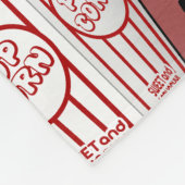 cinema Popcorn-containers Fleece Deken (Hoek)