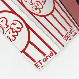 cinema Popcorn-containers Fleece Deken