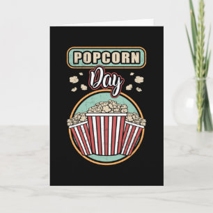 Cinema Popcorn Day Film Snack Pop Film Cadeau Idee Kaart
