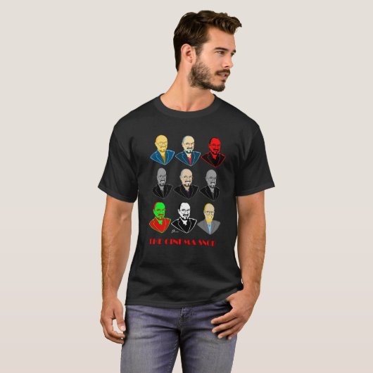 Cinema Snob Faces - Mannen Black T-Shirt (Voorkant volledig)
