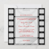 Cinema Square-uitnodiging Kaart (Voorkant)