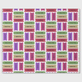 Cinema & Theater Ticket Stubs Patroon Cadeaupapier (Vlak)