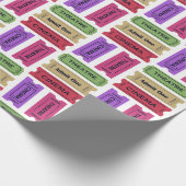 Cinema & Theater Ticket Stubs Patroon Cadeaupapier (Hoek)