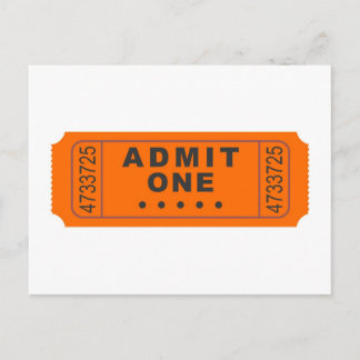 Cinema Ticket Briefkaart