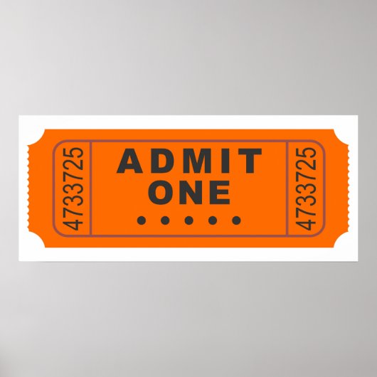 Cinema Ticket Poster (Voorkant)