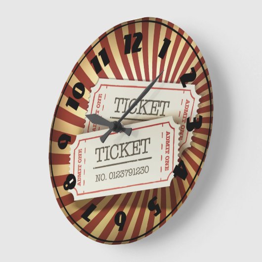 Cinema Tickets Clock Grote Klok (Hoek)
