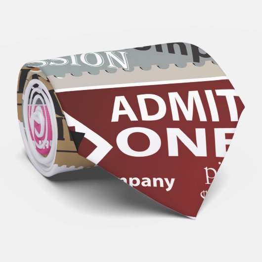 Cinema Ticket's Stropdas (Opgerold)