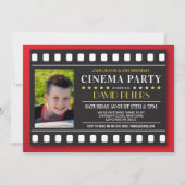 Cinema Verjaardag Party Film Elke Leeftijd Rode Fo Kaart (Voorkant)
