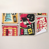 cinema vertoont collectie. Filmindustrie Badhanddoek (Badhanddoek)