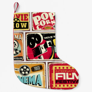 cinema vertoont collectie. Filmindustrie Kleine Kerstsok