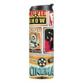  cinema vertoont collectie. Filmindustrie Thermosbeker (Gedraaid links)