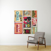  cinema vertoont collectie. Filmindustrie Wandkleed (In Situ (horizontaal))