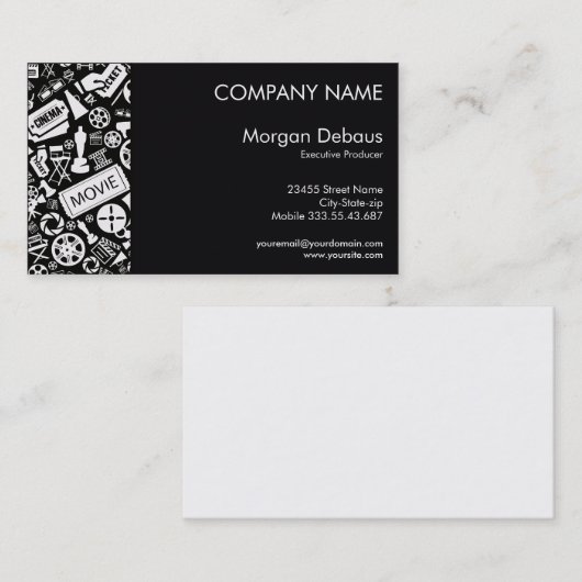 CINEMA VISITEKAARTJE (Voorkant / Achterkant)