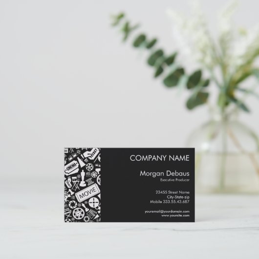 CINEMA VISITEKAARTJE (Staand voorkant)