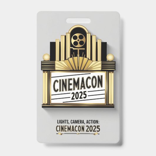 CinemaCon 2025 Badge (Voorzijde)