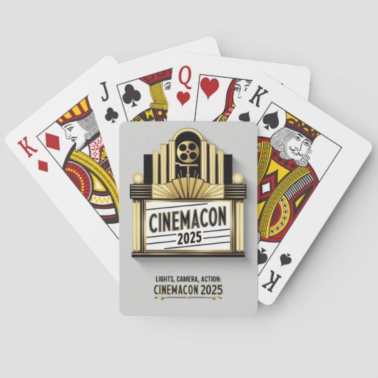 CinemaCon 2025 Pokerkaarten (Achterkant)