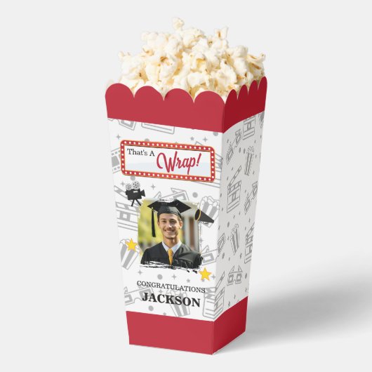 Cinemaliefhebber Afstudeerfeest Bedankdoosjes (Popped)
