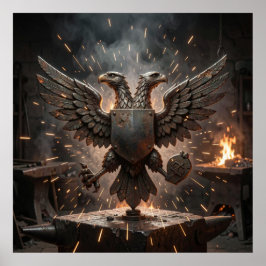 Cinematic Donkere Zwarte Smidse Forge Sovereign Ea Poster