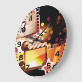 Cinematic Film Reel and Clapperboard Grote Klok (Hoek)