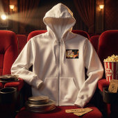 Cinematic Film Reel and Clapperboard Hoodie