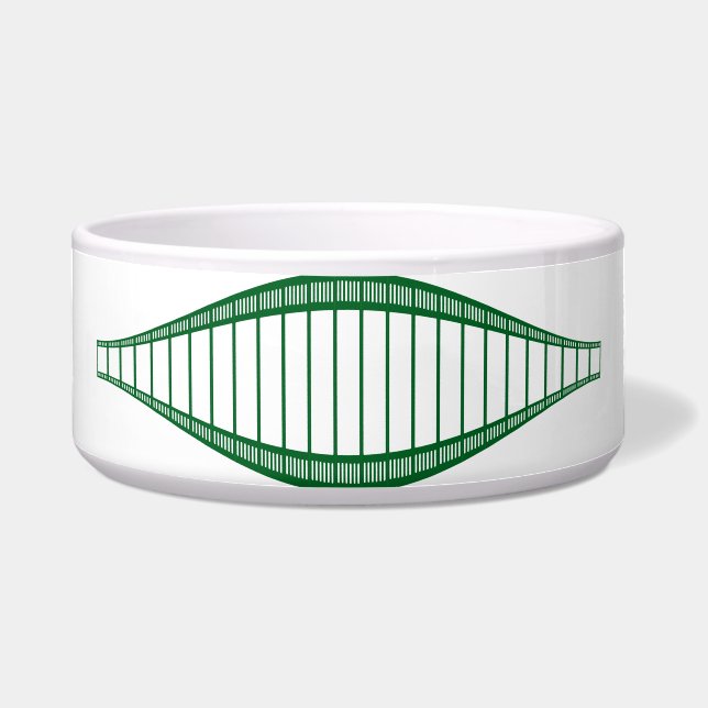 Cinematic Film Strip Pet Bowl – Dynamisch 3D-ontwe Voerbakje (Voorkant)