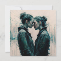 Cinematic Lesbisch Paar Scribbles