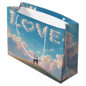 Cinematic "Love" in the Sky & Couple Sunset Scene Groot Cadeauzakje (Achterkant Gekanteld)
