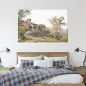 Cinematic Mist Villa, Toledo Spanje Canvas Afdruk (Insitu (Slaapkamer))
