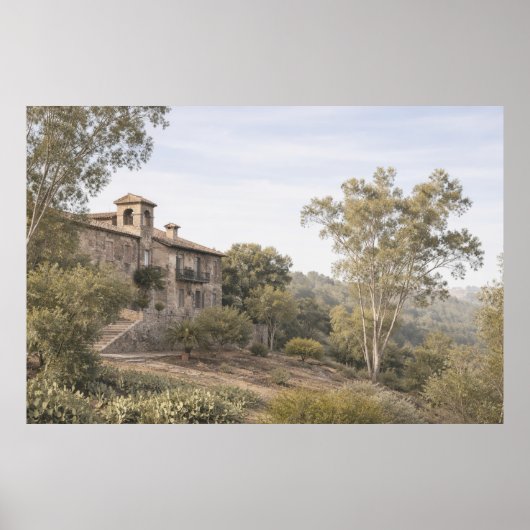 Cinematic Mist Villa, Toledo Spanje Poster (Voorkant)