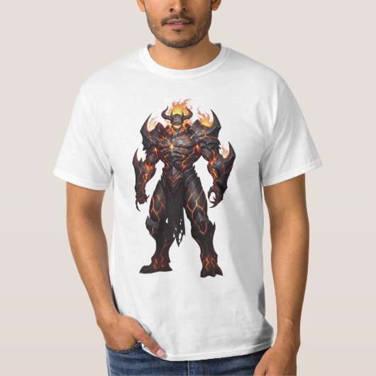 Cinematic Obsidian Armour T-shirt (Voorkant)